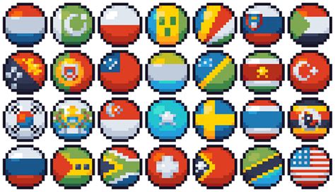 guess the pixel art flag: Diving into the World of Pixelated Symbolism and Guessing Games