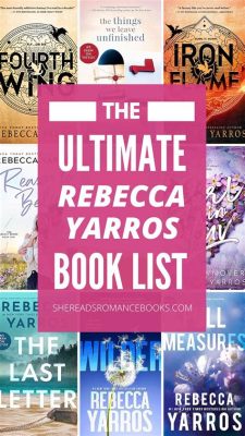 in what order should i read rebecca yarros books? how do you decide which of her novels to start with?