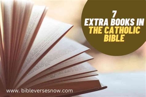 what extra books are in the catholic bible? A fascinating question to ponder on, isn't it?