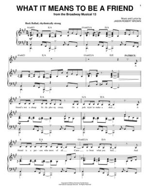 what it means to be a friend sheet music: How the concept of friendship influences our musical compositions