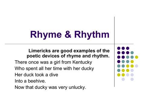 What Rhymes with Dance: Exploring the Rhythms of Language and Creativity